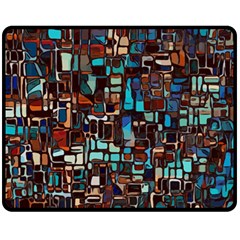 Mosaic Abstract Fleece Blanket (medium) 