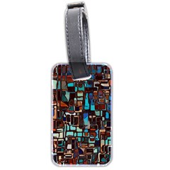 Mosaic Abstract Luggage Tag (two Sides) by HermanTelo