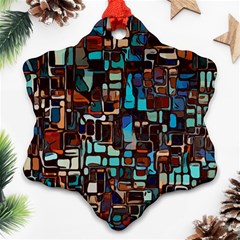 Mosaic Abstract Ornament (snowflake)