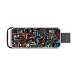 Mosaic Abstract Portable USB Flash (One Side) Front