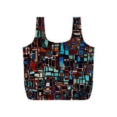 Mosaic Abstract Full Print Recycle Bag (s)