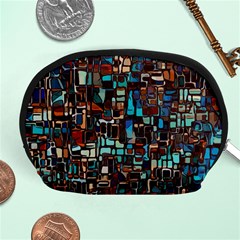 Mosaic Abstract Accessory Pouch (medium) by HermanTelo