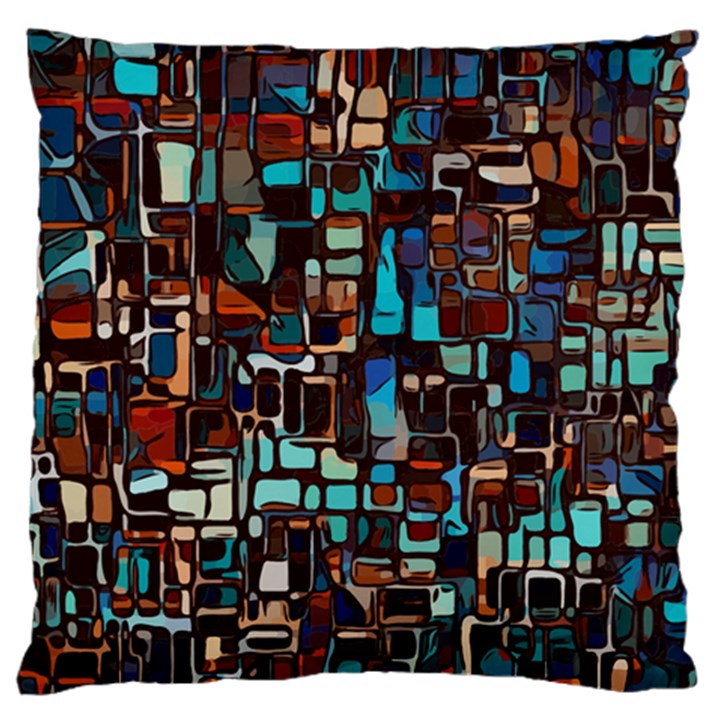 Mosaic Abstract Standard Flano Cushion Case (Two Sides)