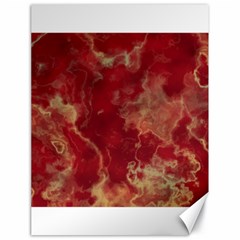 Marble Red Yellow Background Canvas 18  X 24 