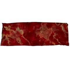 Marble Red Yellow Background Body Pillow Case (dakimakura)