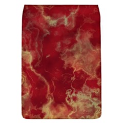 Marble Red Yellow Background Removable Flap Cover (l) by HermanTelo