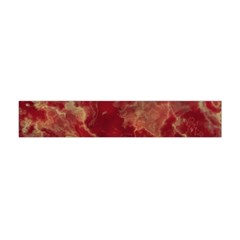 Marble Red Yellow Background Flano Scarf (mini) by HermanTelo