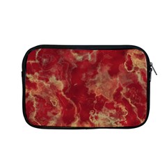 Marble Red Yellow Background Apple Macbook Pro 13  Zipper Case