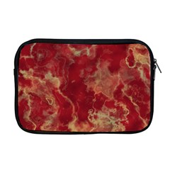 Marble Red Yellow Background Apple Macbook Pro 17  Zipper Case