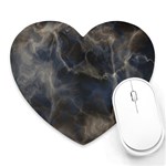 Marble Surface Texture Stone Heart Mousepads Front