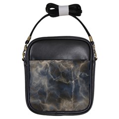 Marble Surface Texture Stone Girls Sling Bag