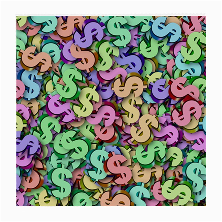 Money Currency Rainbow Medium Glasses Cloth