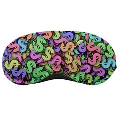 Money Currency Rainbow Sleeping Mask by HermanTelo