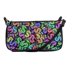 Money Currency Rainbow Shoulder Clutch Bag