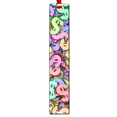 Money Currency Rainbow Large Book Marks by HermanTelo