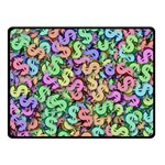 Money Currency Rainbow Double Sided Fleece Blanket (Small)  45 x34  Blanket Front