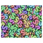 Money Currency Rainbow Double Sided Flano Blanket (Medium)  60 x50  Blanket Front