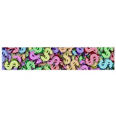 Money Currency Rainbow Small Flano Scarf