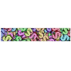 Money Currency Rainbow Large Flano Scarf 