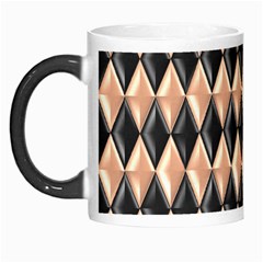 Metallic Diamond Design Black Morph Mugs by HermanTelo