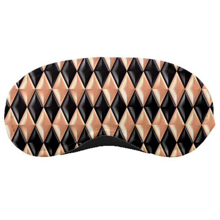 Metallic Diamond Design Black Sleeping Mask