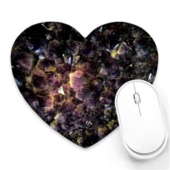 Amethyst Heart Mousepads by WensdaiAmbrose