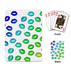 Kiss Mouth Lips Colors Playing Cards Single Design