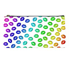 Kiss Mouth Lips Colors Pencil Cases by HermanTelo