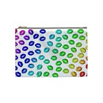 Kiss Mouth Lips Colors Cosmetic Bag (Medium) Front