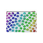 Kiss Mouth Lips Colors Cosmetic Bag (Medium) Back