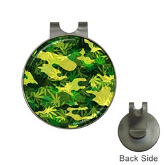 Marijuana Camouflage Cannabis Drug Hat Clips With Golf Markers