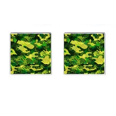 Marijuana Camouflage Cannabis Drug Cufflinks (square) by HermanTelo