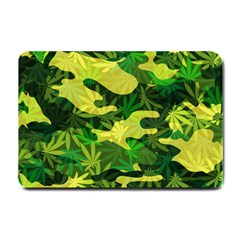 Marijuana Camouflage Cannabis Drug Small Doormat 