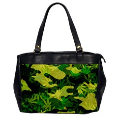 Marijuana Camouflage Cannabis Drug Oversize Office Handbag