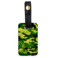 Marijuana Camouflage Cannabis Drug Luggage Tag (one Side) by HermanTelo