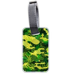 Marijuana Camouflage Cannabis Drug Luggage Tag (two Sides)