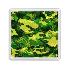 Marijuana Camouflage Cannabis Drug Memory Card Reader (square) by HermanTelo