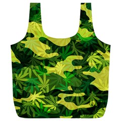 Marijuana Camouflage Cannabis Drug Full Print Recycle Bag (xl)