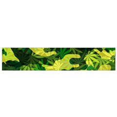 Marijuana Camouflage Cannabis Drug Small Flano Scarf