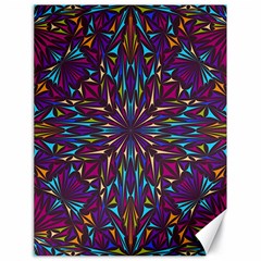 Kaleidoscope Triangle Curved Canvas 18  X 24  by HermanTelo