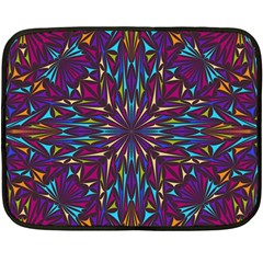 Kaleidoscope Triangle Curved Fleece Blanket (mini)