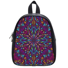 Kaleidoscope Triangle Curved School Bag (small)