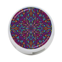 Kaleidoscope Triangle Curved 4-port Usb Hub (one Side)