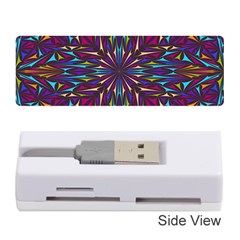 Kaleidoscope Triangle Curved Memory Card Reader (stick) by HermanTelo