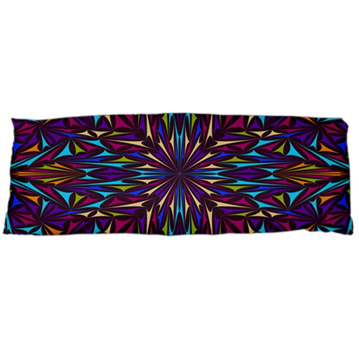 Kaleidoscope Triangle Curved Body Pillow Case (Dakimakura)