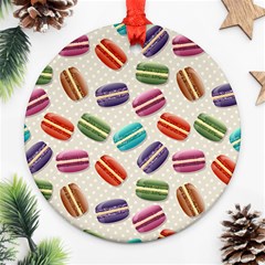 Macaron Bread Ornament (round) by HermanTelo