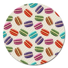 Macaron Bread Magnet 5  (round) by HermanTelo