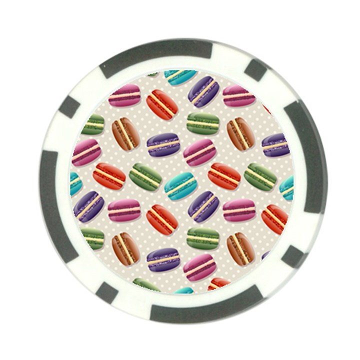 Macaron Bread Poker Chip Card Guard