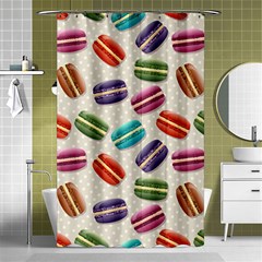 Macaron Bread Shower Curtain 48  X 72  (small) 