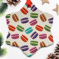 Macaron Bread Ornament (snowflake)